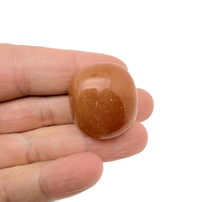 Orange Aventurine Tumbled Stone - Peach Aventurine Gemstone - TU1154
