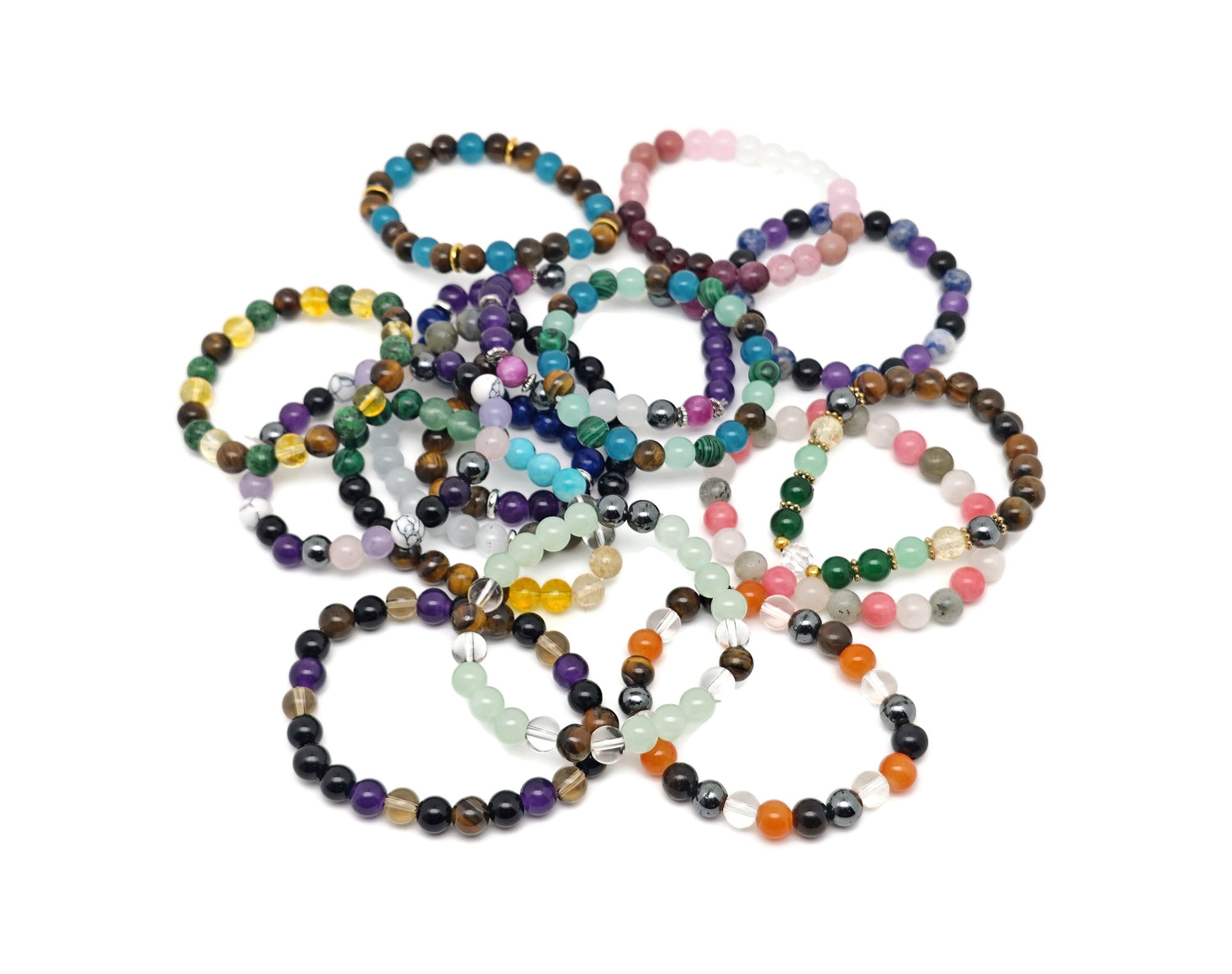 Intention Bracelet Crystal - Choose Your Bracelet - Handmade Men&Women Stretchy Bracelet - MIX