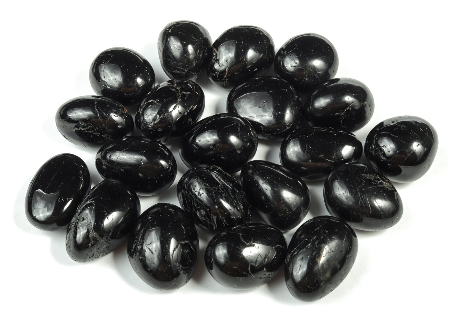 Black Tourmaline Tumbled Stone - TU1051