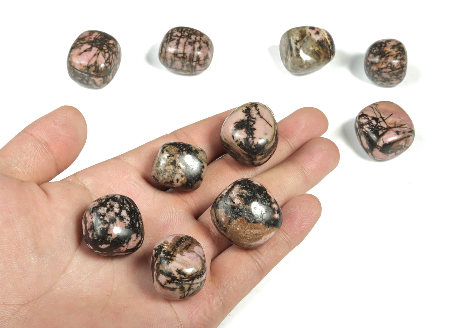Rhodonite Tumbled Stone - TU1083