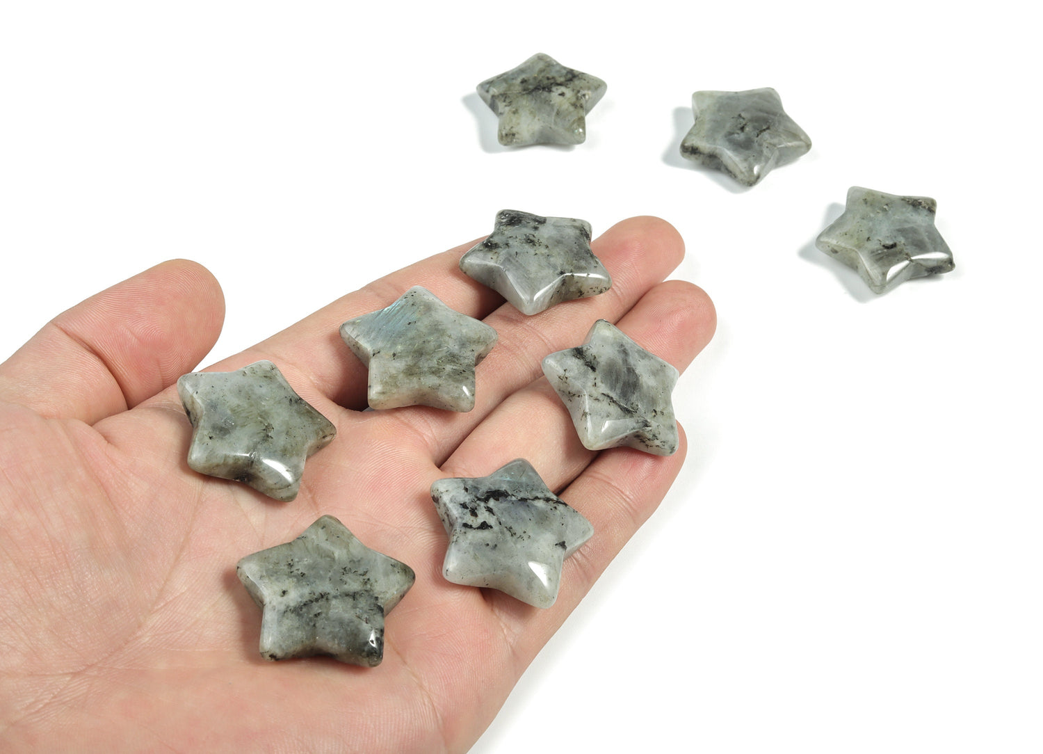 Labradorite Star Gemstone - 30mm - ST1030
