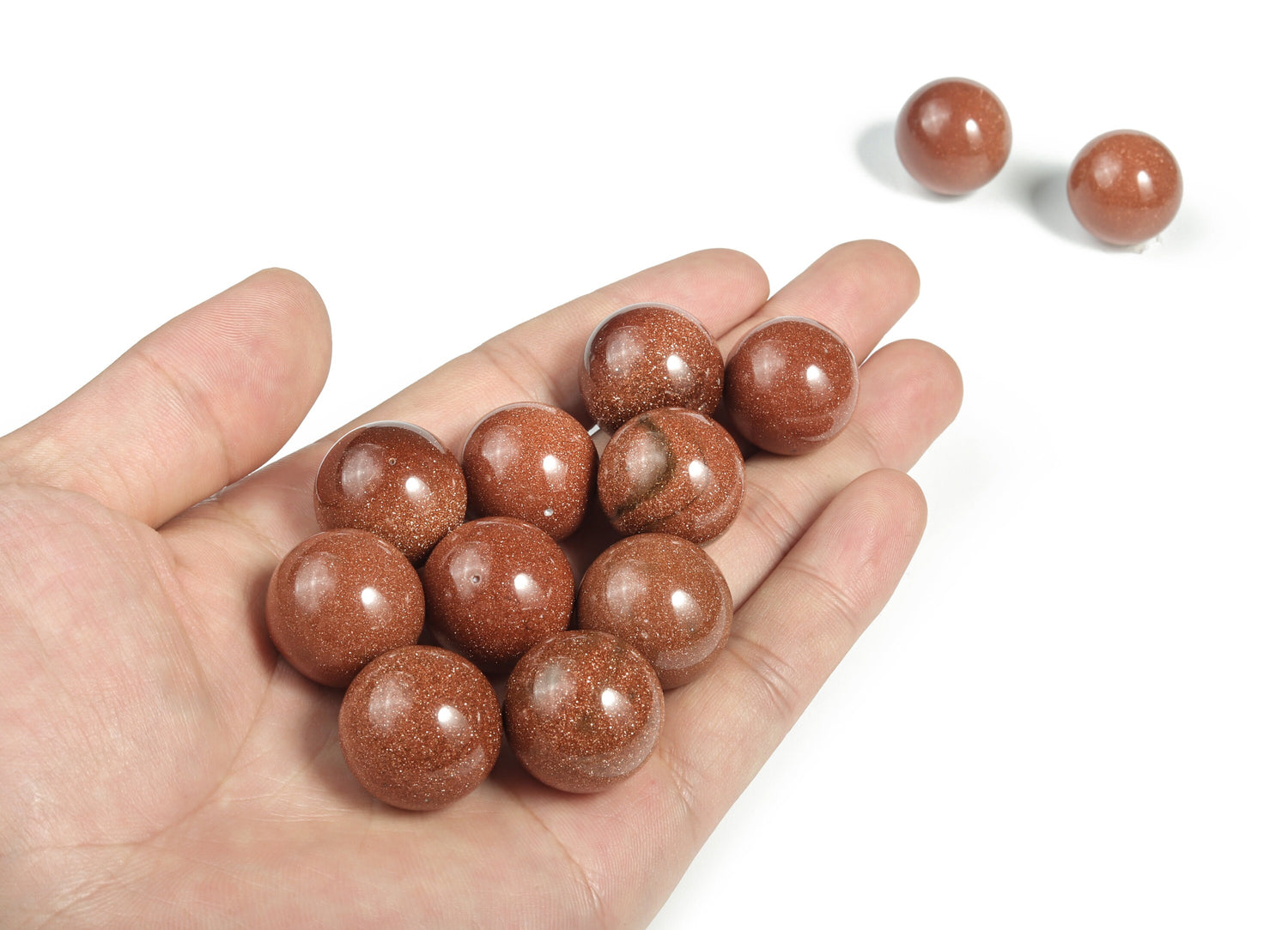 Goldstone Sphere Gemstone - Crystal Ball - 20mm - SP1037