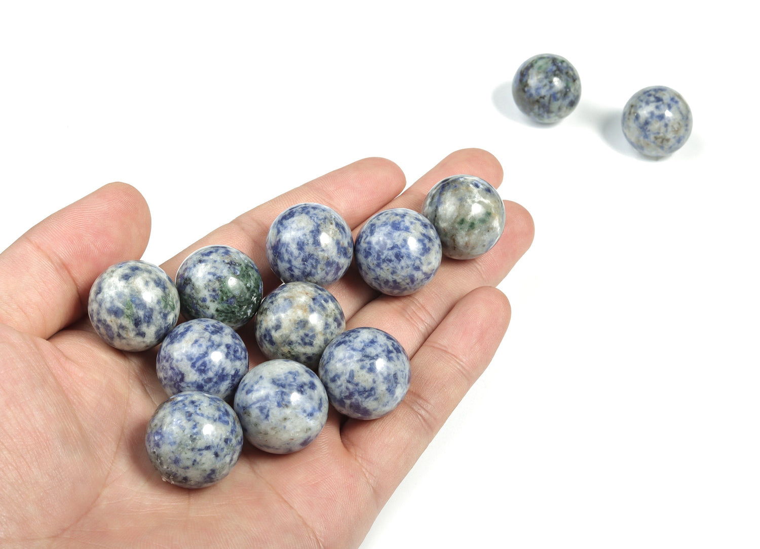 Blue Spot Jasper Sphere Gemstone - Crystal Ball - 20mm - SP1029