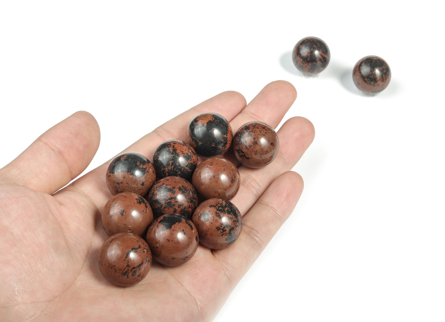 Mahogany Obsidian Sphere Gemstone - Crystal Ball - 20mm - SP1030
