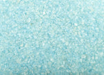 Semi-tumbled aquamarine crystal chips in 2-6mm size, natural gemstone bulk stones from GemstoneGO.