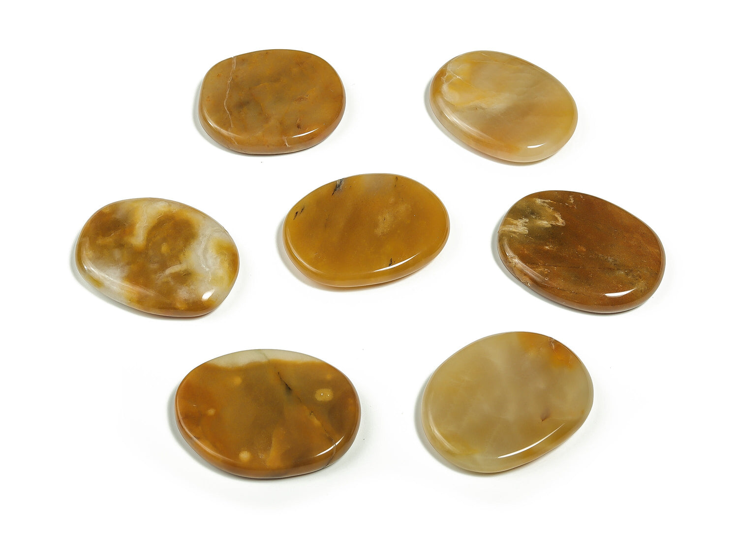 Orange Aventurine Flat Gemstone - Slab Crystal - FL1016