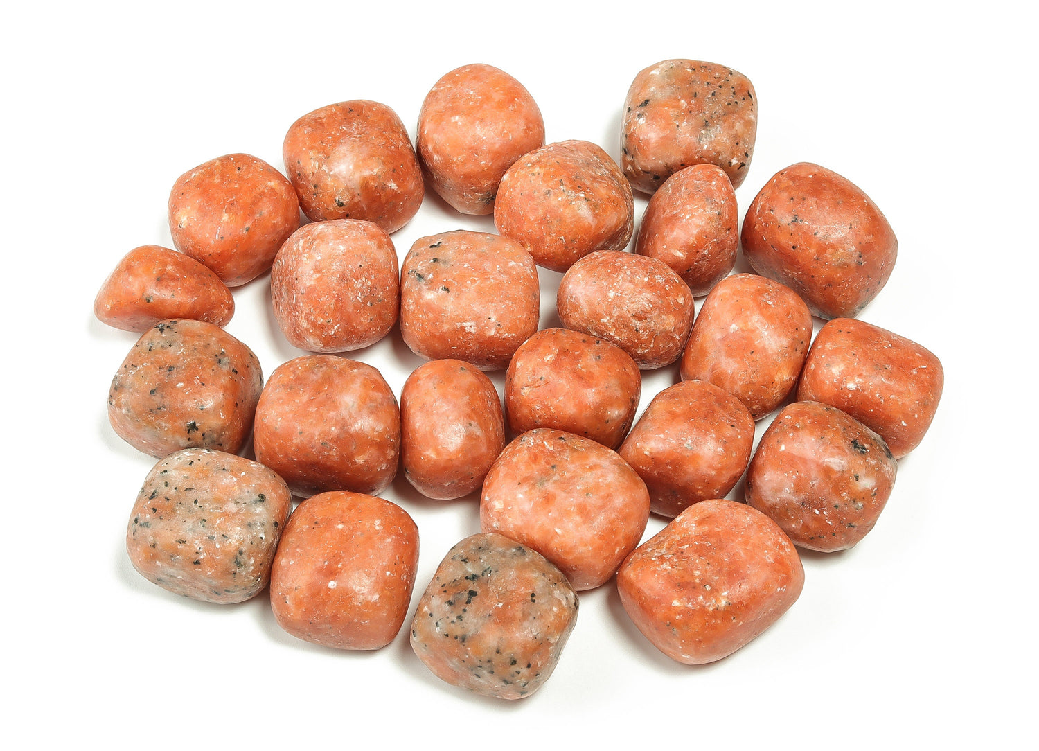 Pierre roulée en calcite orchidée - TU1106