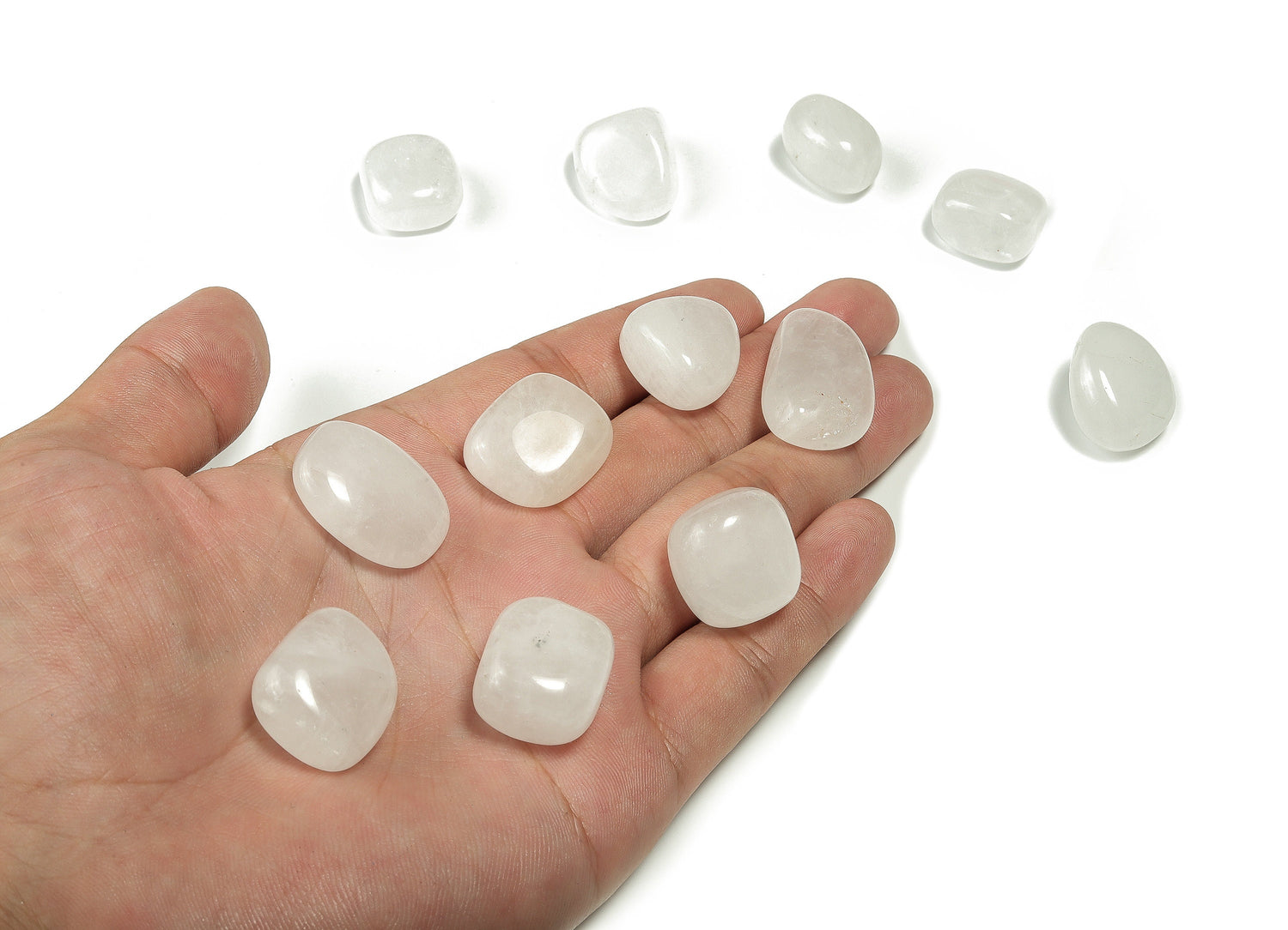 Snow Quartz Tumbled Stone - TU1112