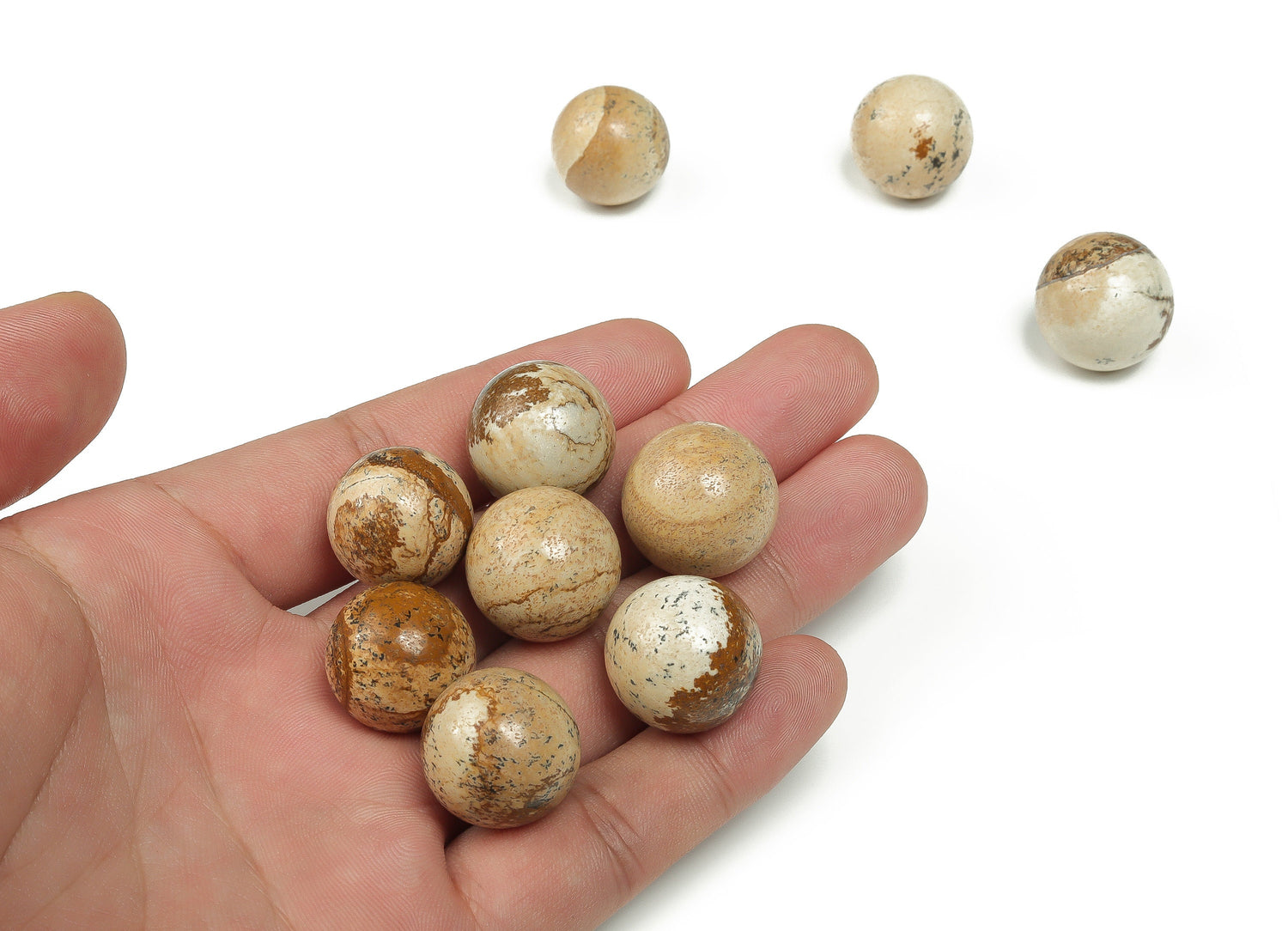 Picture Jasper Sphere Gemstone - Crystal Ball - 20mm - SP1028