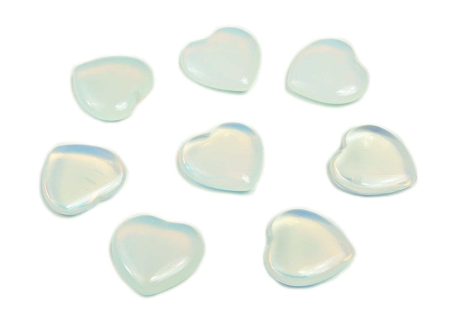 Opalite Heart Gemstone - 20x20x6mm - HE1059