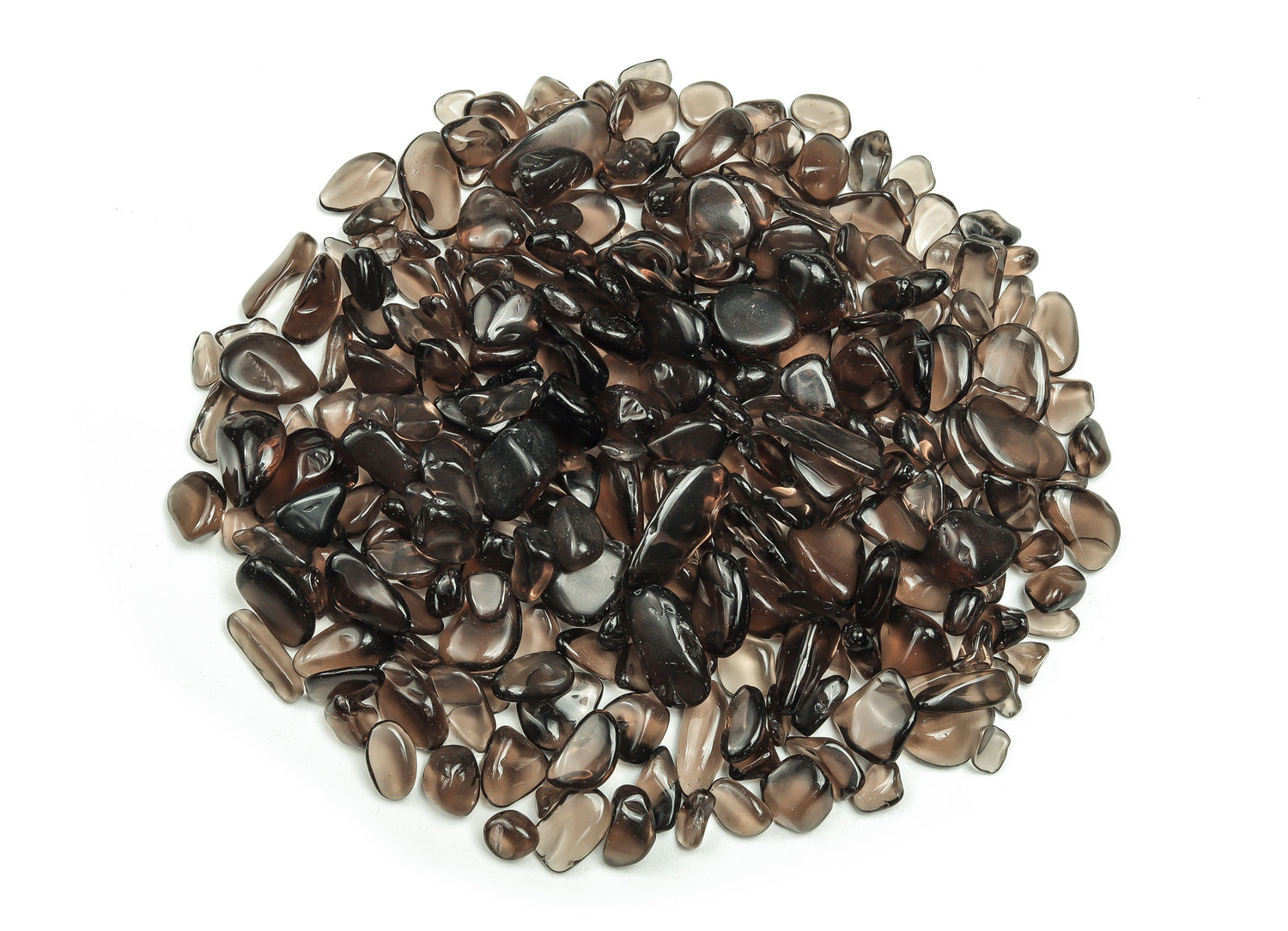 Apache Tear Crystal Chips - Semi Tumbled Stone - Bulk - 7-12mm - CP1094