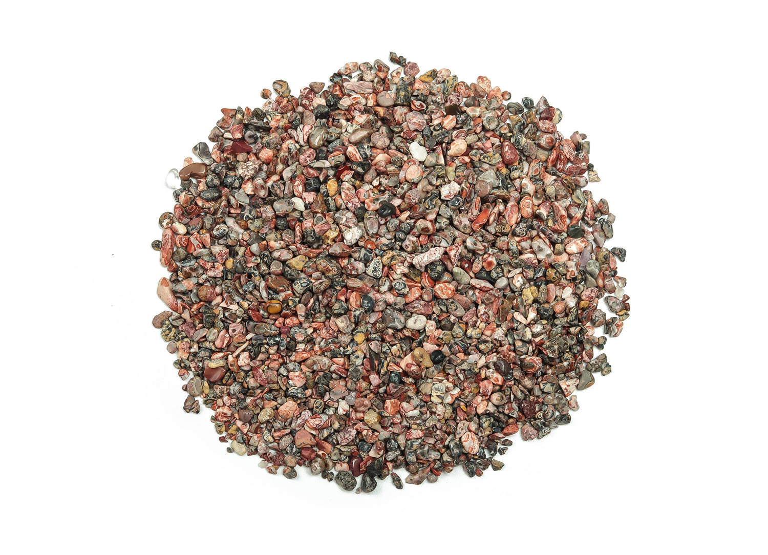 Leopard Skin Jasper Crystal Chips - Semi Tumbled Stone - Bulk - 2-6mm - CP1103