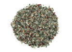 African Bloodstone crystal chips, semi-tumbled 2-6mm gemstone by GemstoneGO, shown in natural bulk collection image.