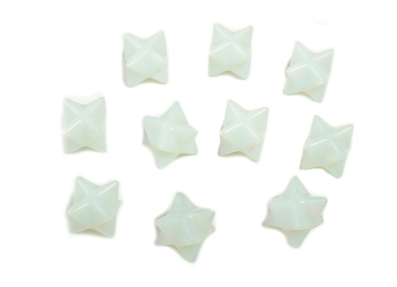 Opalite Merkaba Star Crystal - Reiki Healing - 13mm - ME1004