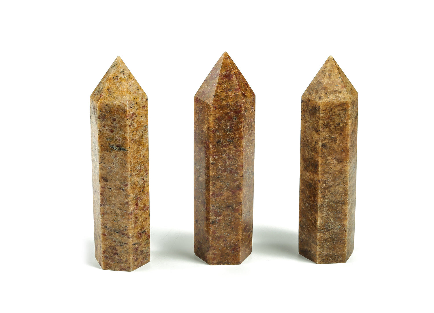 Tour obélisque en jade et soie dorée ?€? Pierre de méditation ?€? Tour de pierres précieuses ?€? Tour obélisque ?€? Baguette en jade et soie dorée ?€? Tour de cristal ?€? TW1056