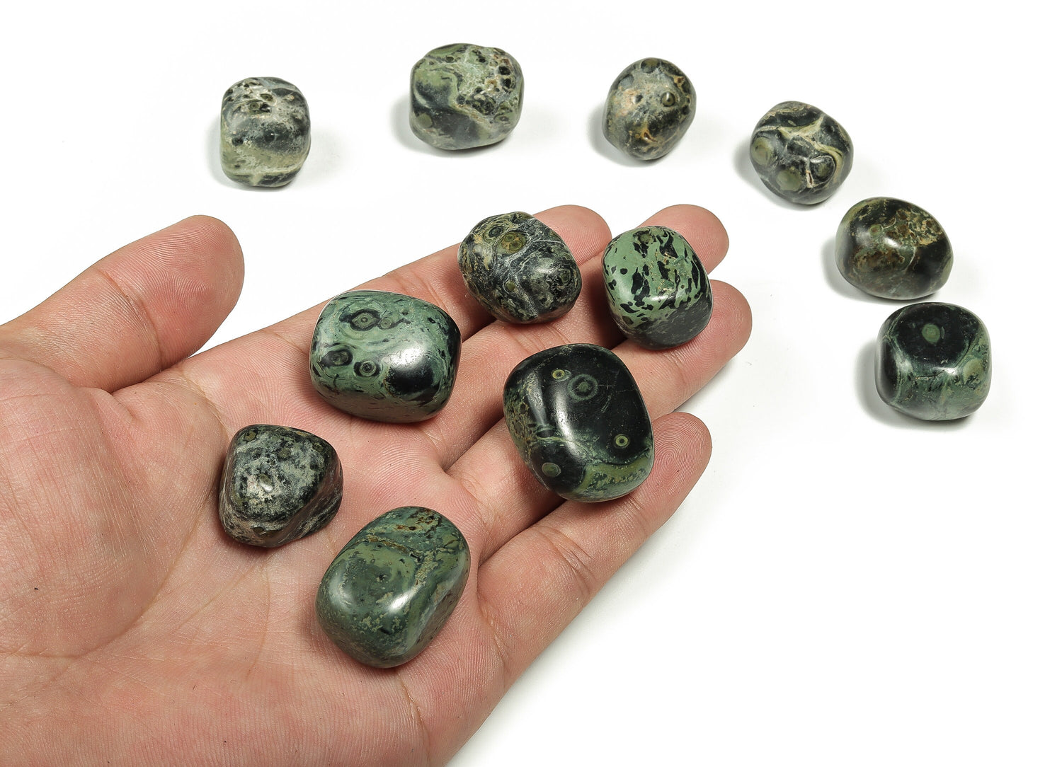 Kambaba Jasper Tumbled Stone - TU1104