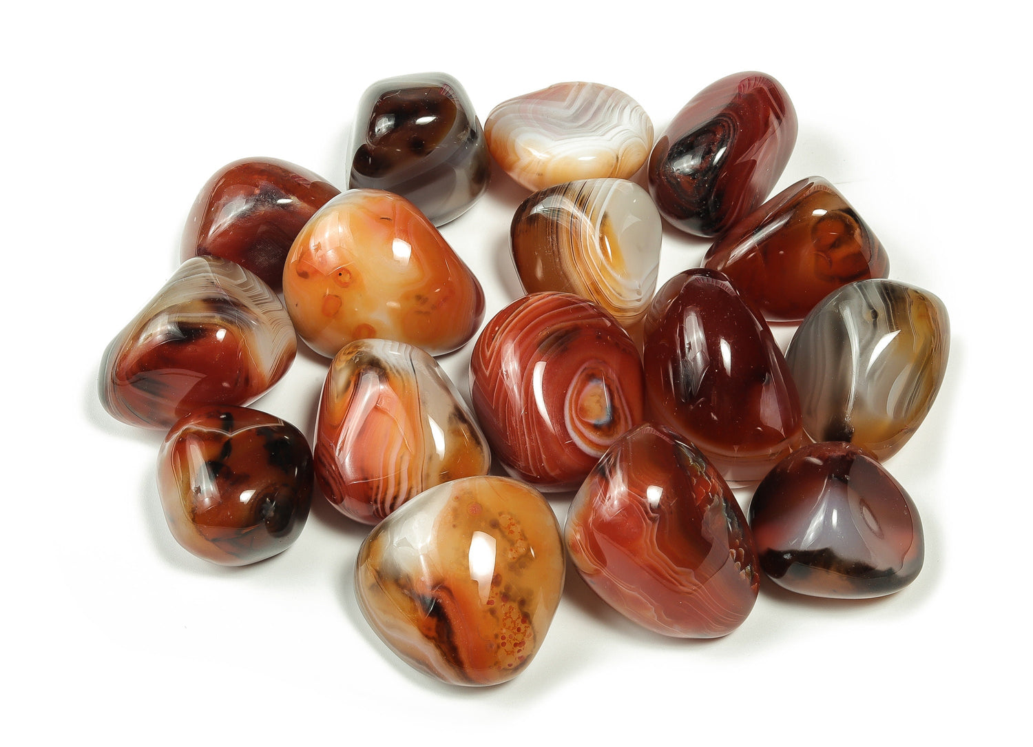 Sardonyx Agate Tumbled Stone - TU1118