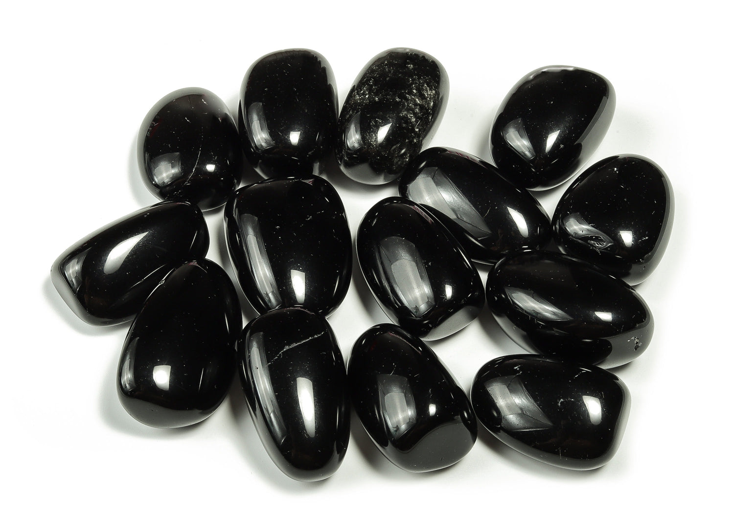 Pierre roulée d'obsidienne - TU1119