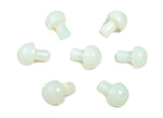 Opalite mushroom carved gemstone, 20mm, with smooth polished surface and detailed mushroom shape from GemstoneGO.