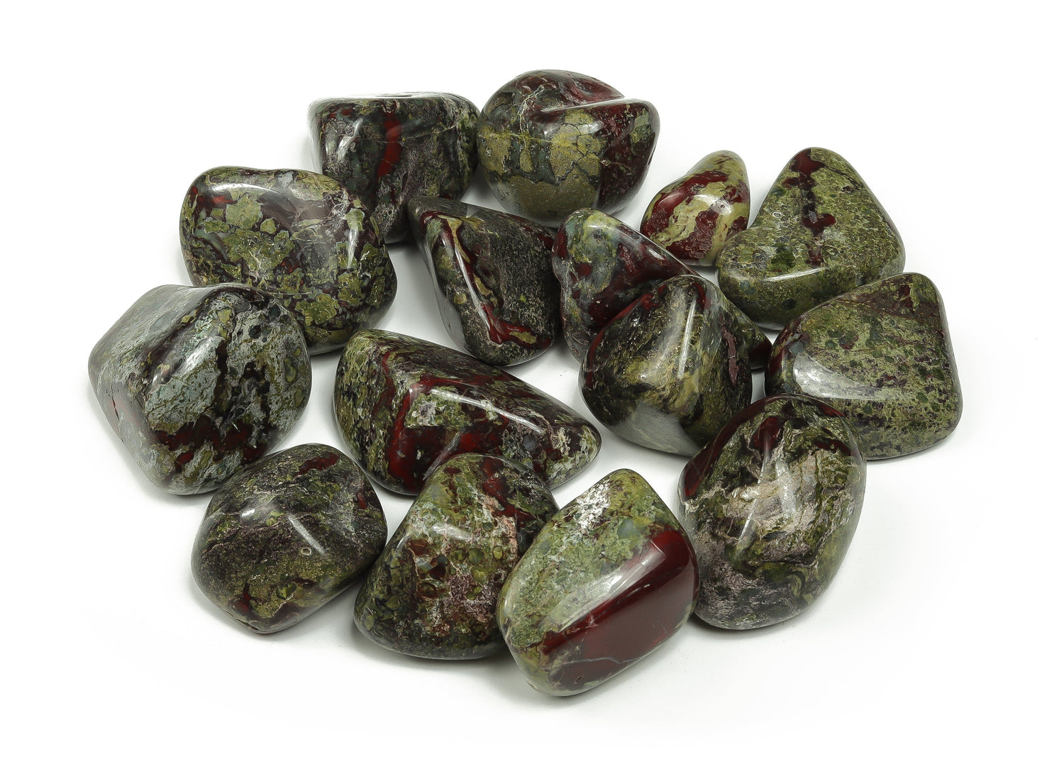 Dragon Blood Jasper Tumbled Stone - TU1125