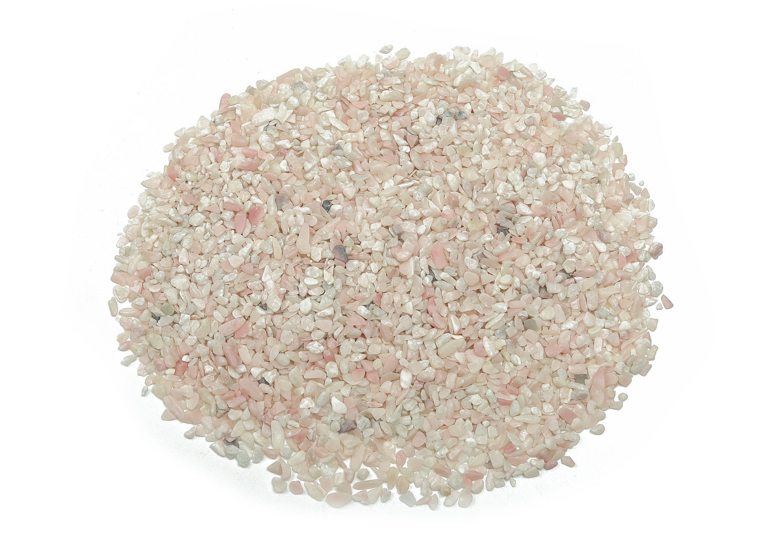 Pink Opal Crystal Chips - Semi Tumbled Stone - Bulk - 2-6mm - CP1031