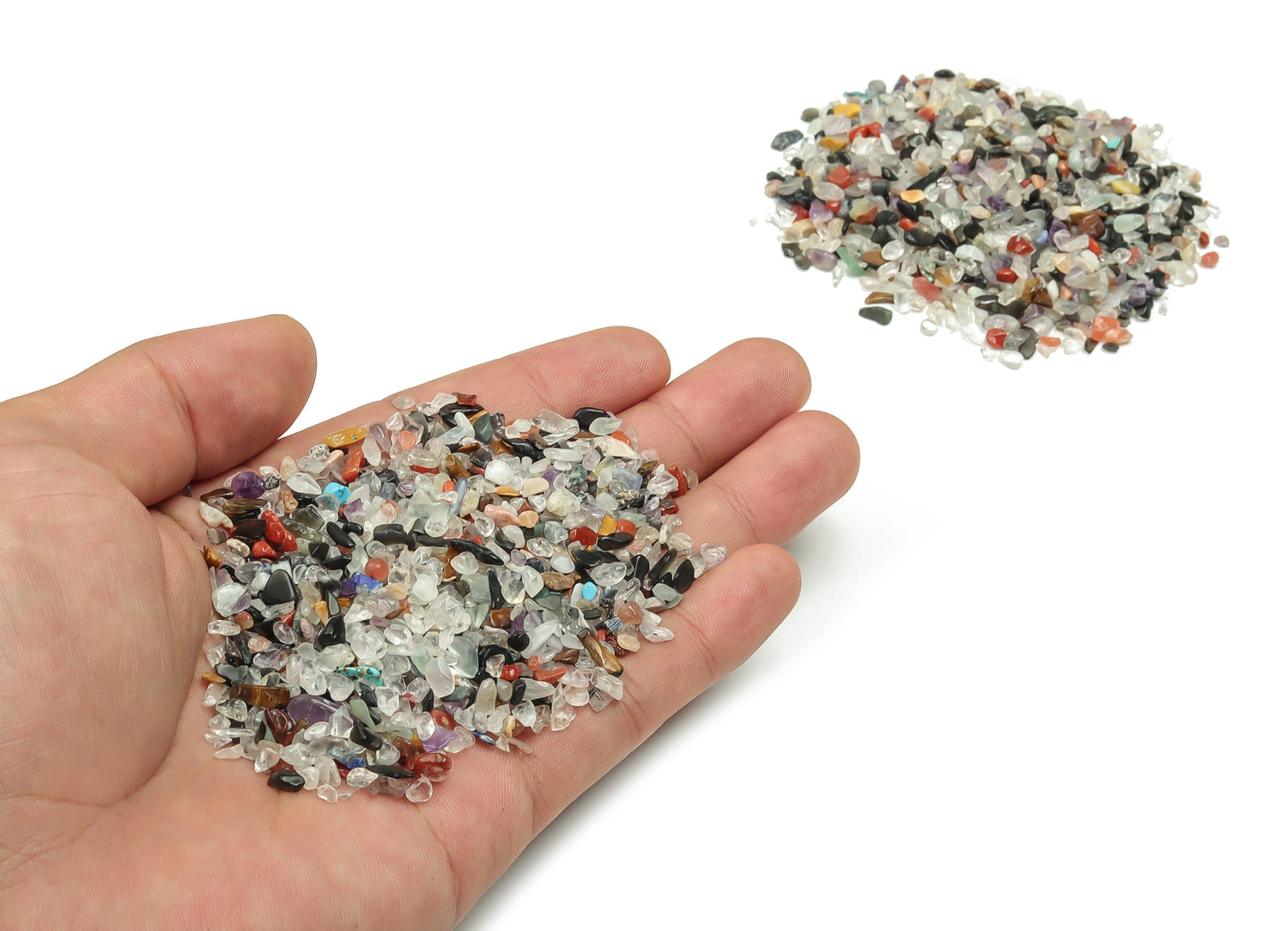 Colorfull Crystal Chips - Semi Tumbled Stone - Bulk - 2-6mm - CP1047