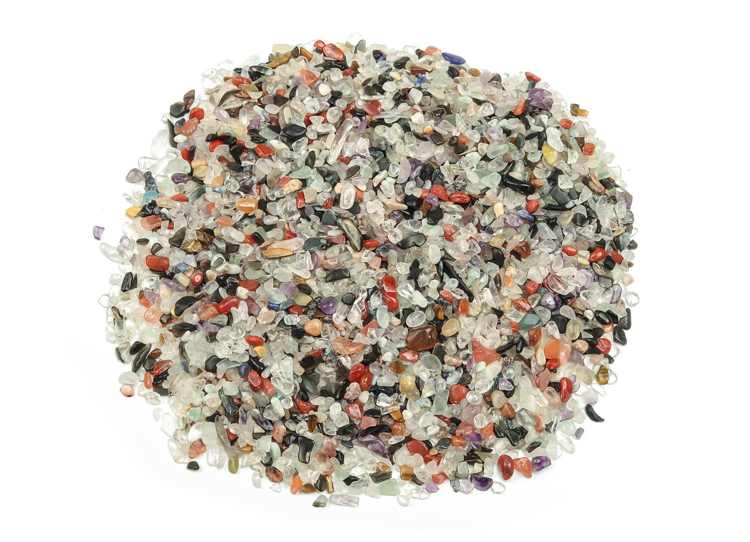 Colorfull Crystal Chips - Semi Tumbled Stone - Bulk - 2-6mm - CP1047