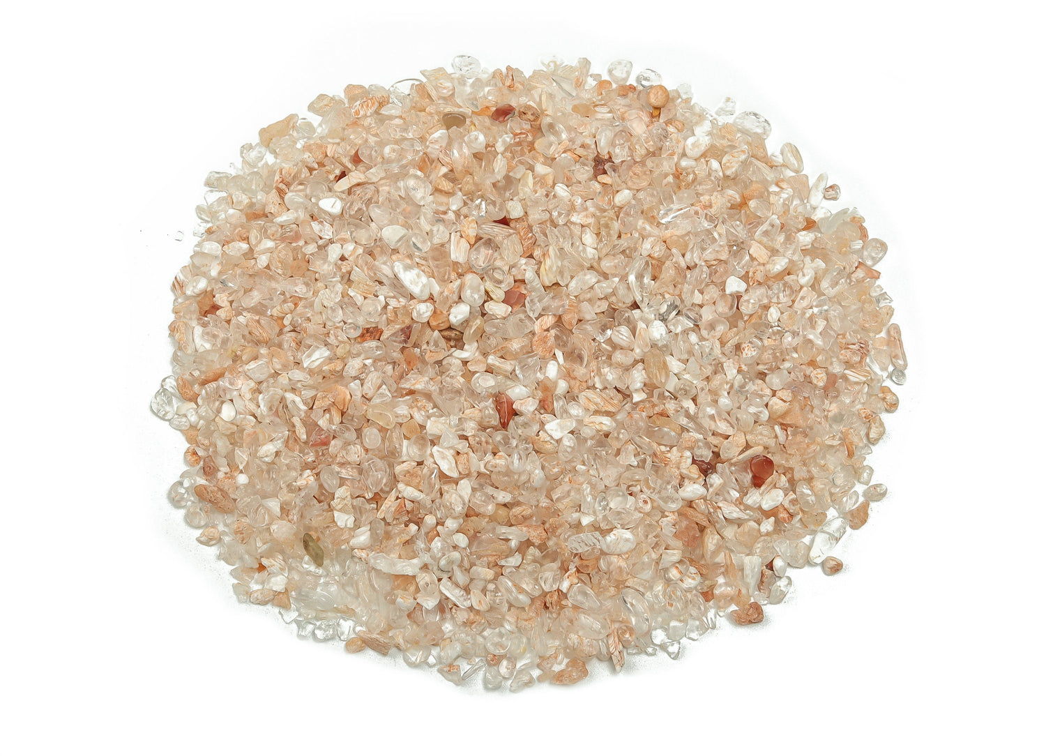 Fire Quartz Crystal Chips - Red Hematoid Quartz - Semi Tumbled Stone - Bulk - 2-6mm - CP1053