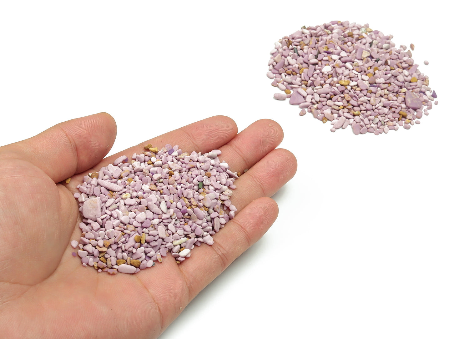 Phosphosiderite Crystal Chips - Semi Tumbled Stone - Bulk - 2-6mm - CP1040