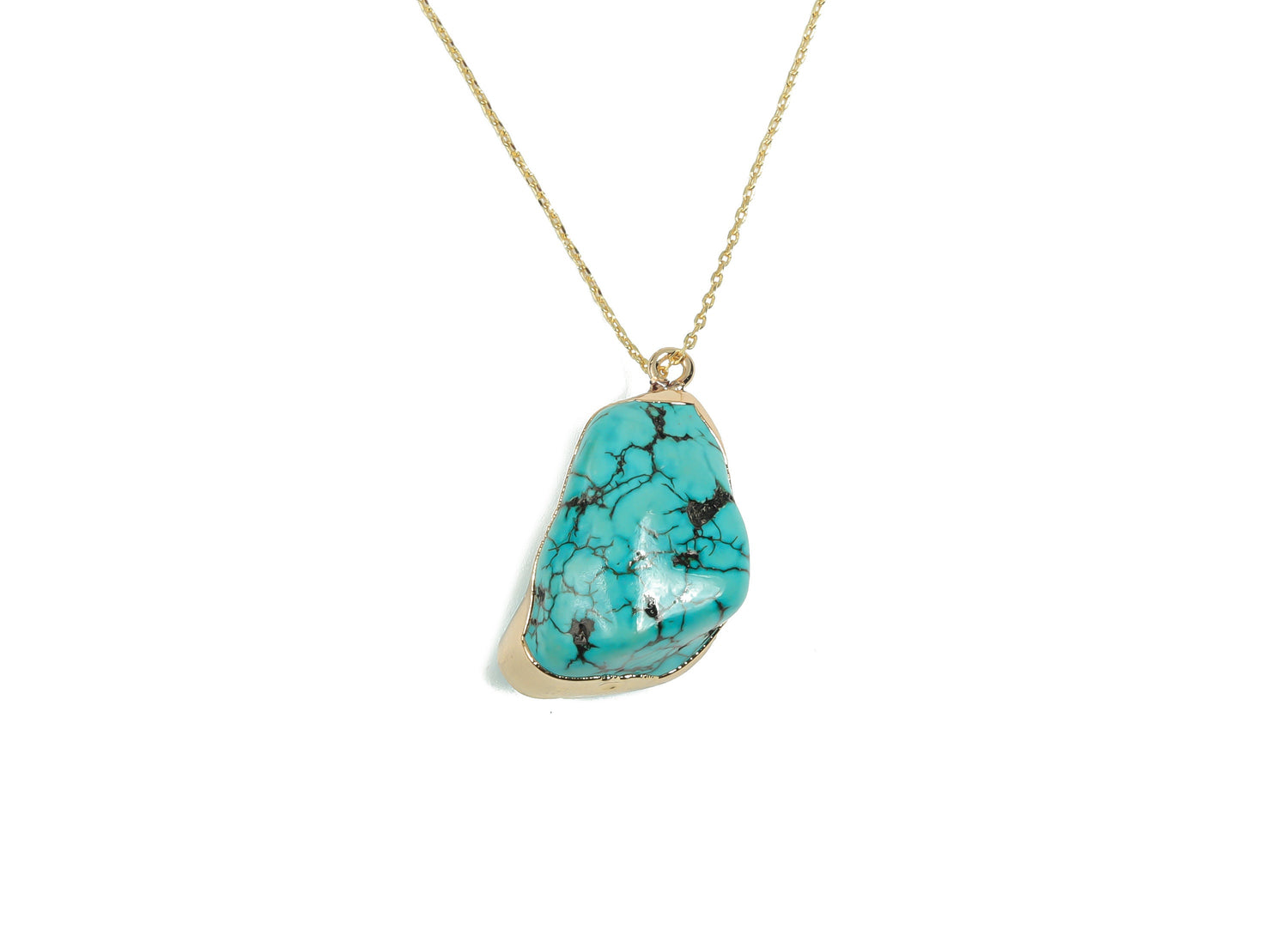 Turquoise Crystal Pendant - Healing Stones - NC1019