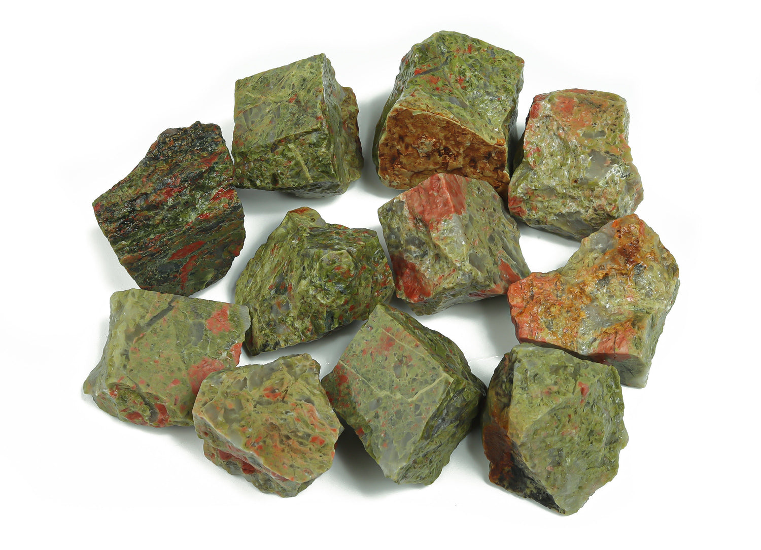 Raw Unakite Gemstone - RA1048
