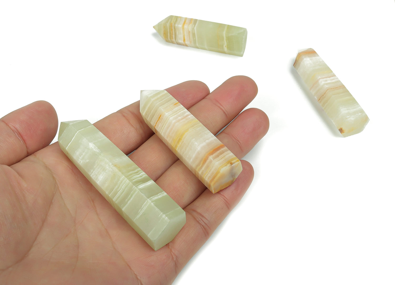 Afghanistan Jade Obelisk Tower Crystal - TW1039