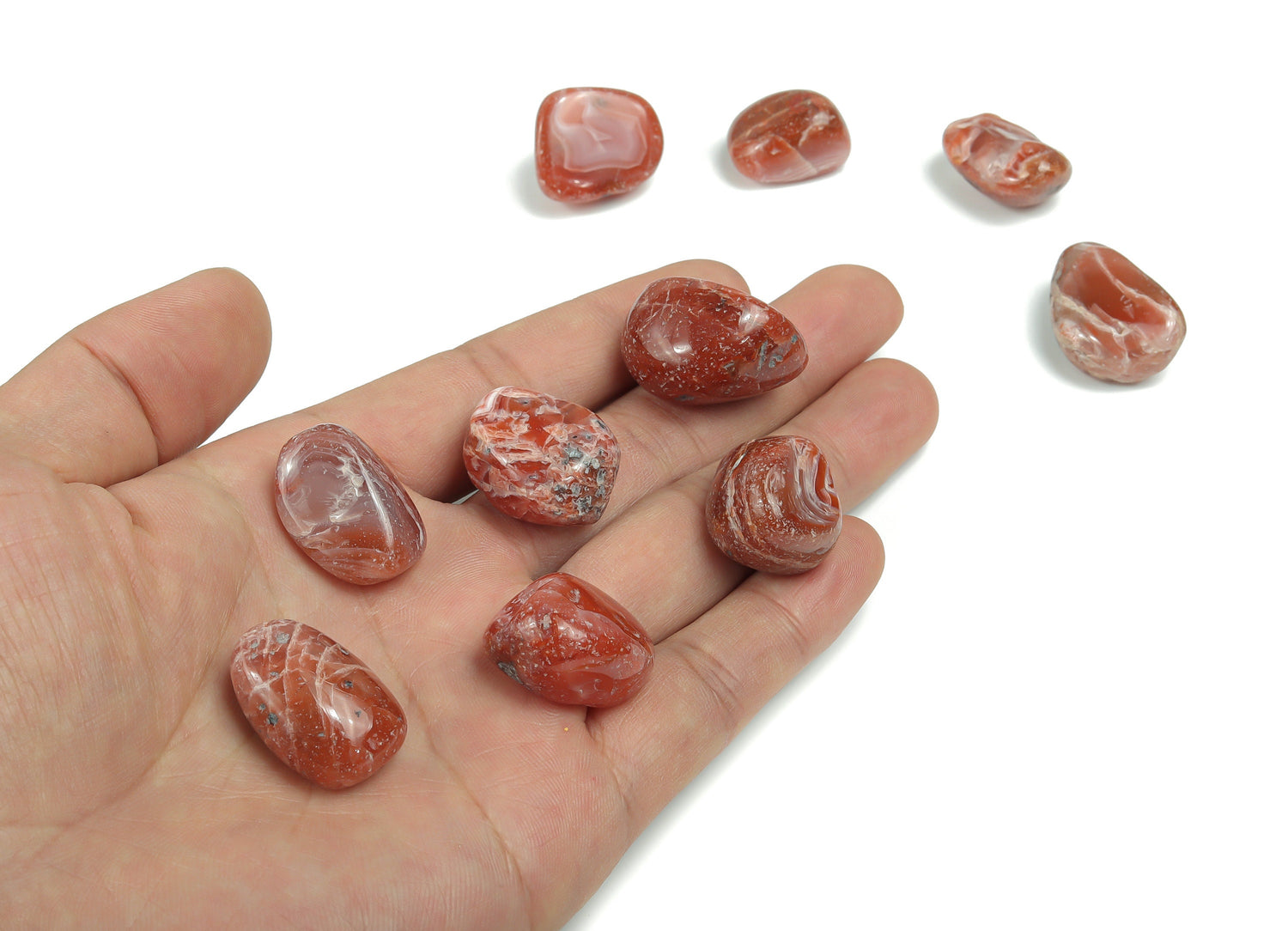 Fire Agate Tumbled Stone - TU1150