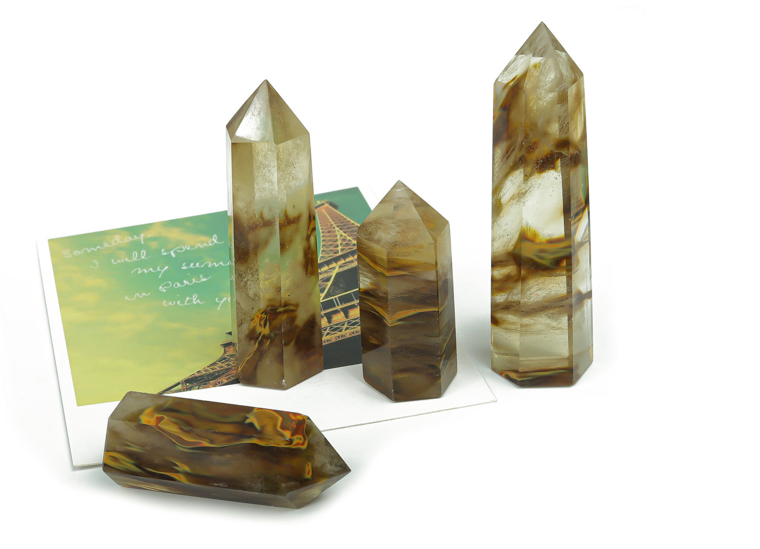 Yellow Smelting QuartzObelisk Tower Crystal - TW1029