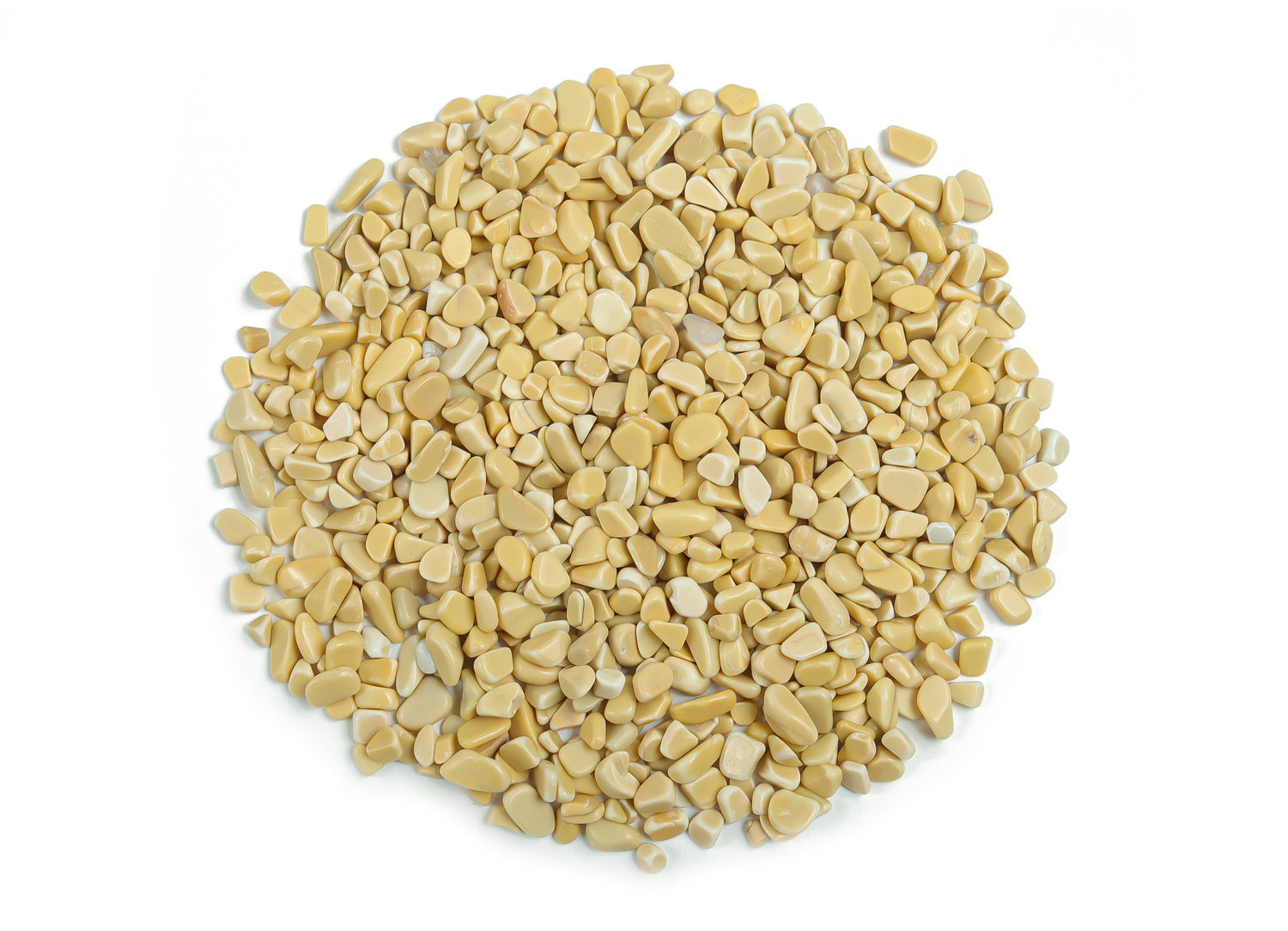 Éclats d'aventurine jaune ?€? Éclats de pierres précieuses ?€? Éclats de cristal semi-polis - Cristal en vrac - 2-6 mm - CP1146