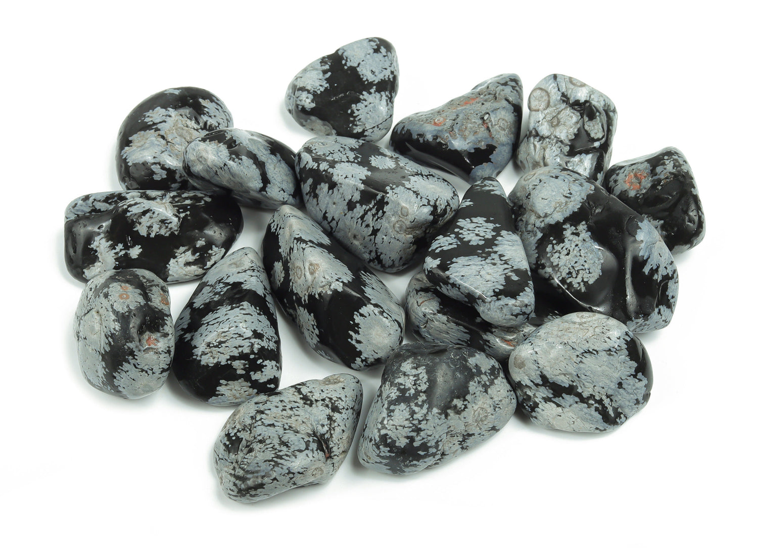 Snowflake Obsidian Tumbled Stone - TU1146