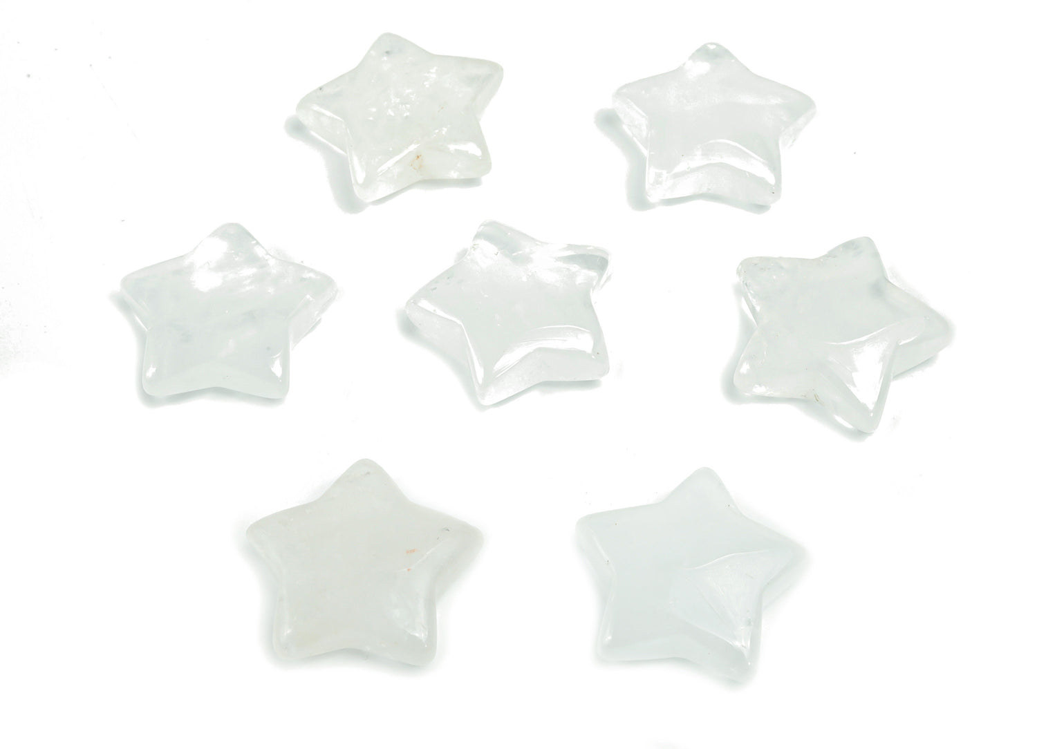 Clear Quartz Star Gemstone - 30mm - ST1044