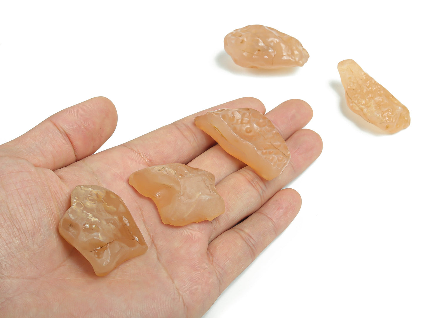 Raw Yellow Chalcedony Gemstone - RA1069