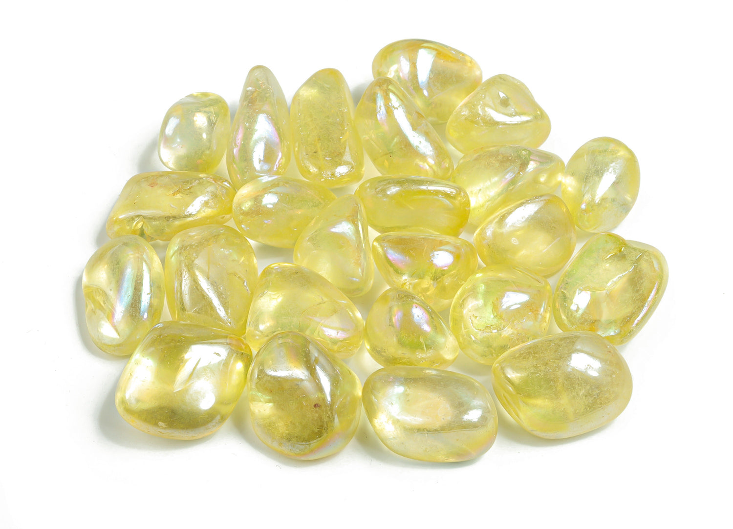 Yellow Aura Quartz Tumbled - TU1159