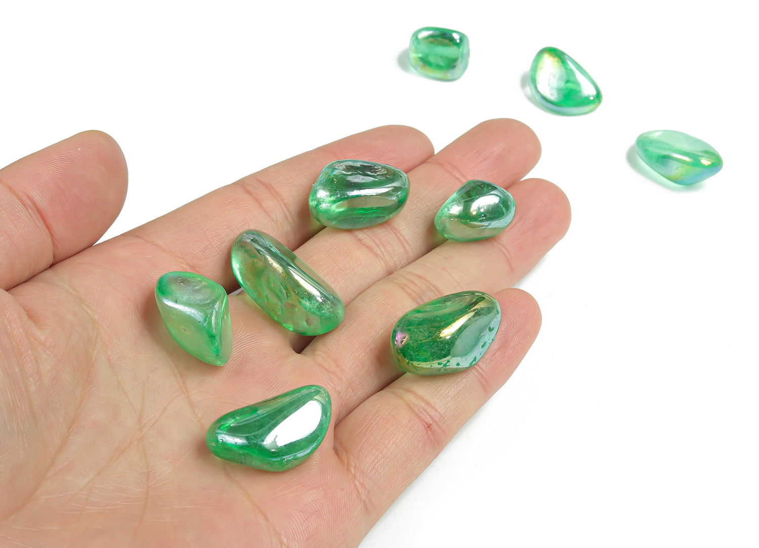 Green Aura Quartz Tumbled - TU1163