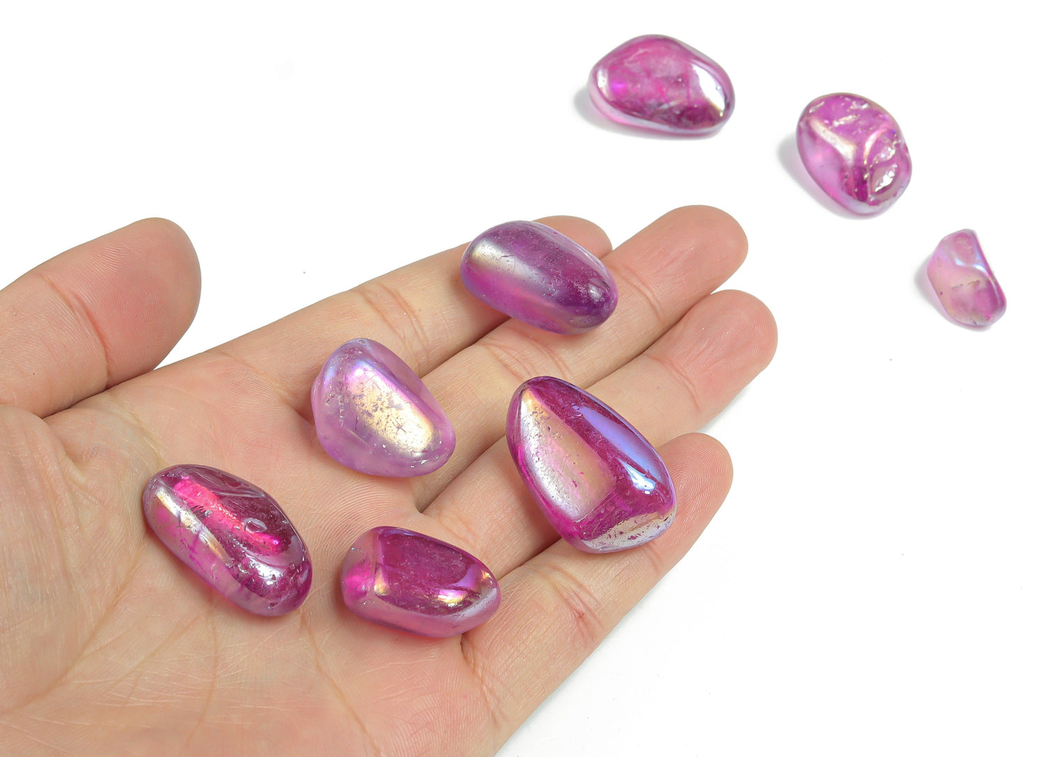 Purple Aura Quartz Tumbled - TU1165
