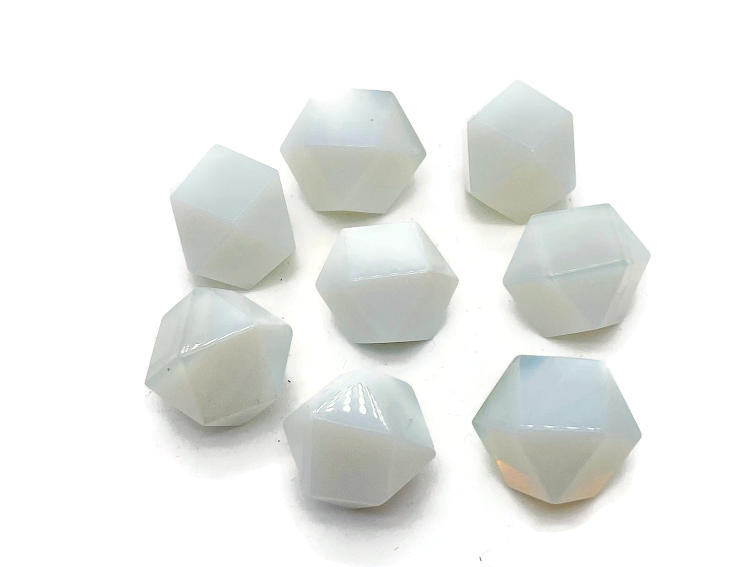 Opalite Polyhedron Carved Gemstone - 20mm - PL1003