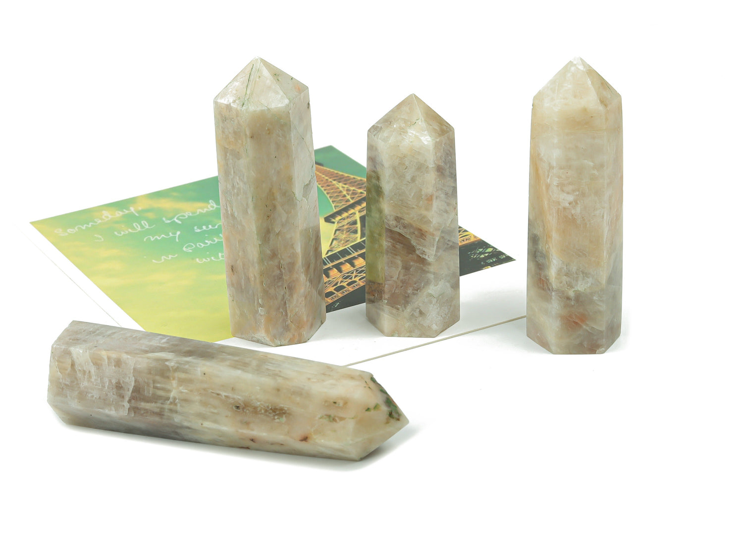 Moonstone Obelisk Tower Crystal - TW1047