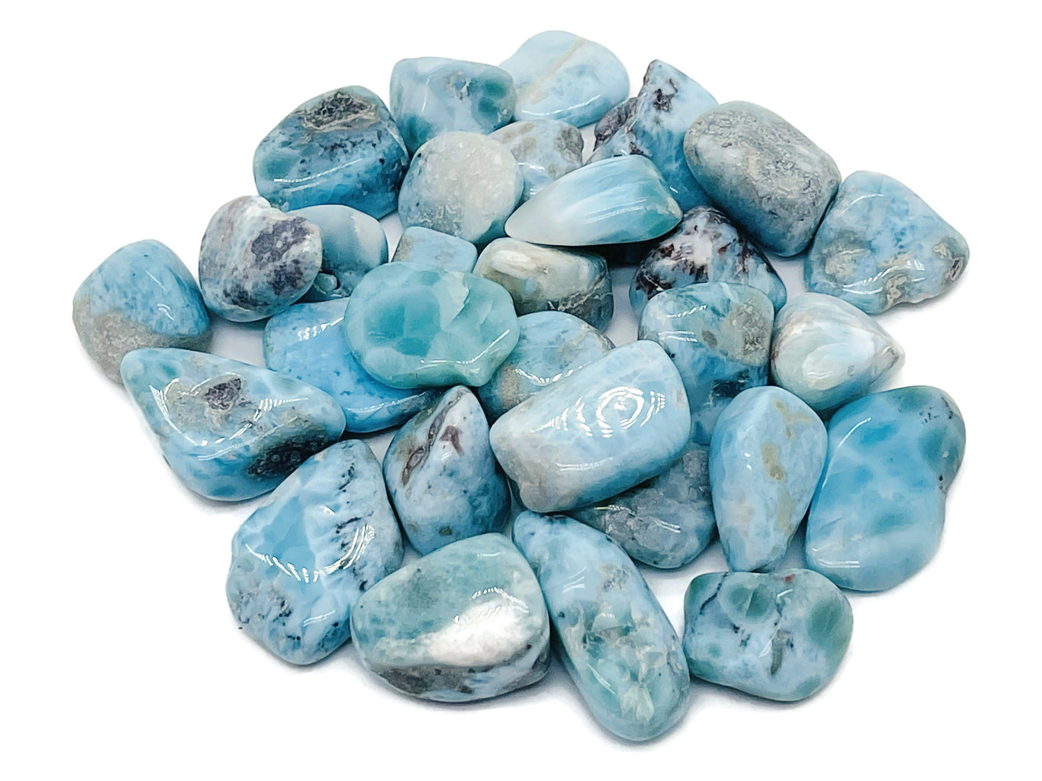 Larimar Tumbled Stone - TU1057