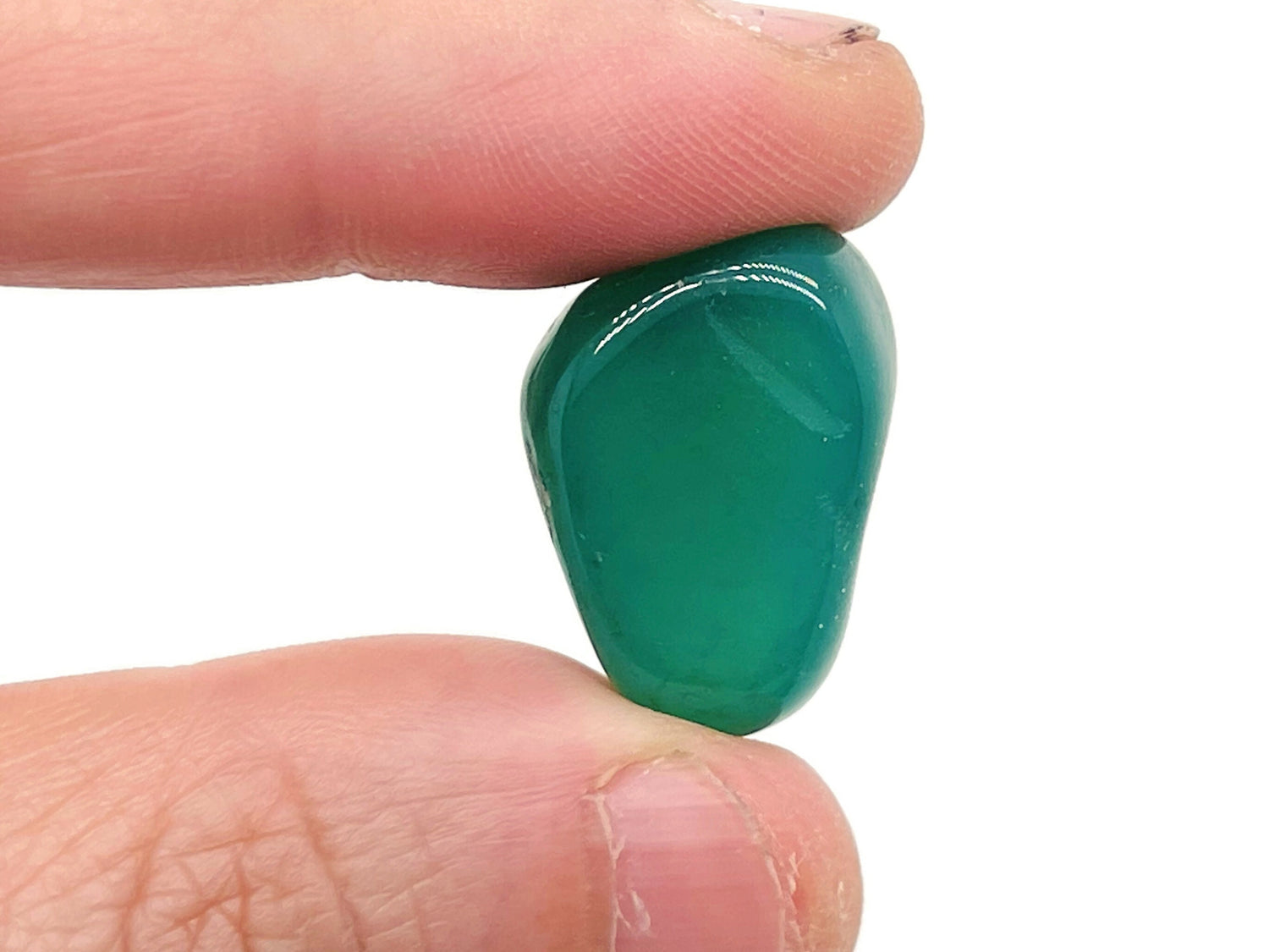 Green Agate Tumbled Stone - TU1170