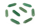 Aventurine terminated carved point gemstone, 33mm, featuring smooth surface and natural green hues, from GemstoneGO.