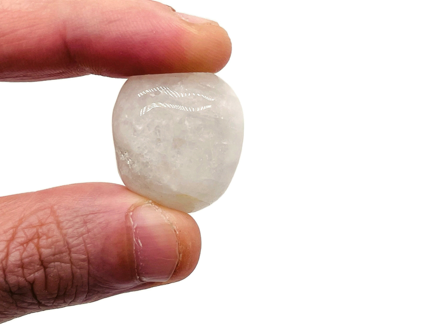 White Jade Tumbled Stone - TU1172