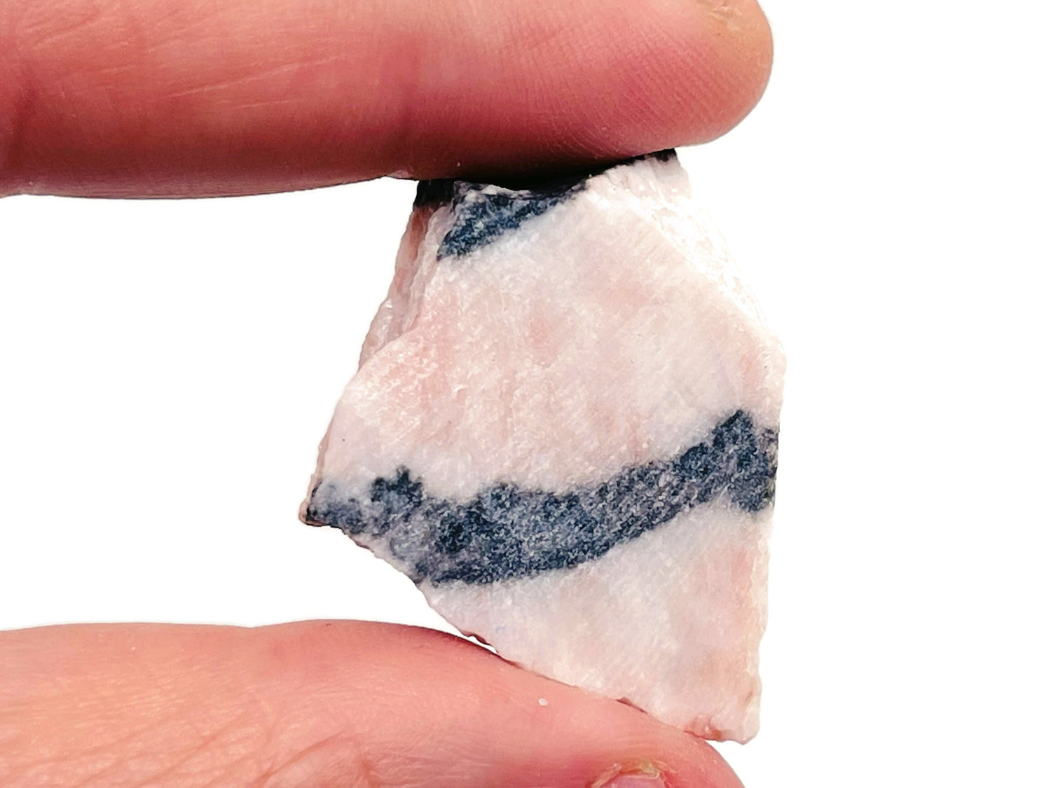 Pierre de calcite zébrée rose brute - Calcite zébrée rose brute - Cristaux de guérison - Pierre nourrissante - RA1114