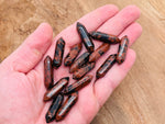 Mahogany Obsidian carved point gemstone, 33mm, with natural polished finish, from GemstoneGO.