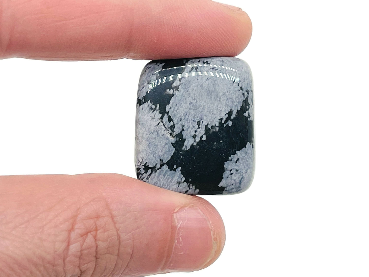 Snowflake Obsidian Tumbled Stone - TU1053